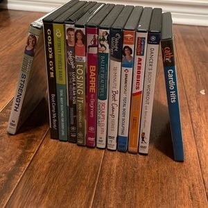 12 Fitness DVDs workout bundle